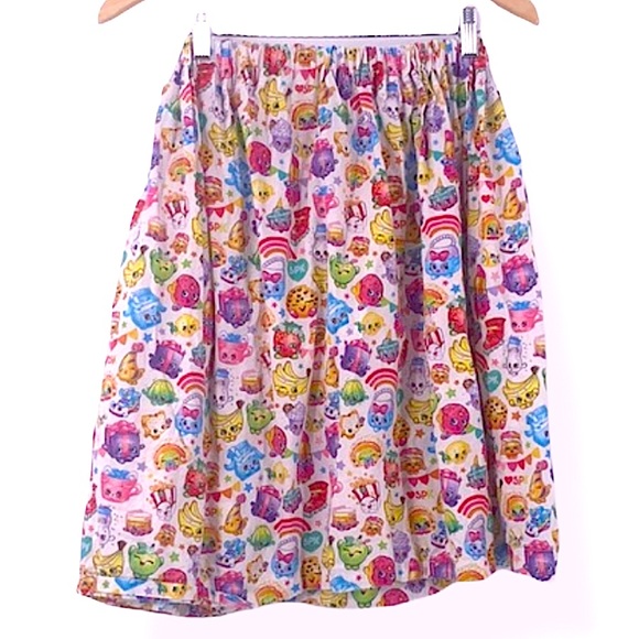 Vintage Dresses & Skirts - Shopkins handmade skirt cute kawaii size medium